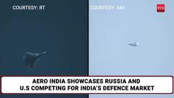 Russia Vs U.S: Unbelievable Scenes Of Sukhoi-57 Facing Off With American F-35 | Aero India Show 2025 News Clip