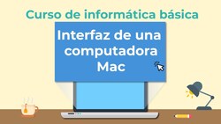 Interfaz de un computador Mac Instructional Video