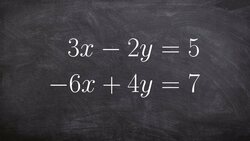 How to Use One Multiplier to Solve a System of Equations by Elimination Instructional Video
