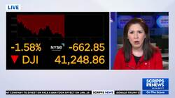 Wall Street losses continue as Trump ups trade war with Canada News Clip