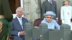 Queen and Prince Charles Attend Scotland Reddendo Parade News Clip