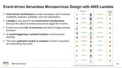 Design Microservices Architecture with Patterns and Principles - Event-Driven Serverless Microservices Design with AWS Lambda Instructional Video