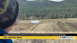B.C. community angry over proposed gravel pit mining operation News Clip