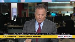 Feds announced yesterday EV rebate program to lower cost of electric vehicles ran out of money News Clip