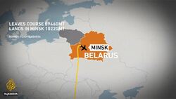 Outcry as Belarus diverts flight, arrests opposition figure News Clip