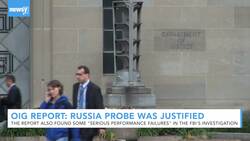 DOJ Watchdog Report Finds Russia Probe Was Legally Justified News Clip