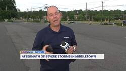 Middletown residents deal with damages, power outages from severe storms News Clip