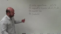 What do you need to know to solve one variable inequalities Instructional Video