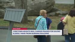 Exclusive: Yorktown mail carrier saves man from burning home News Clip