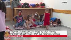 UN agency for Gaza has food and water supplies for 12 days News Clip