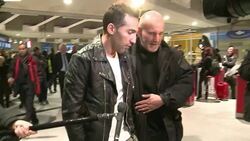 CLEAN : French footballer in Paris after 17 month News Clip