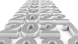 Blue  figures 2019 Stock Footage