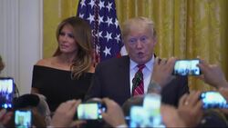 Trump honors Bush, embassy move at Hanukkah event News Clip