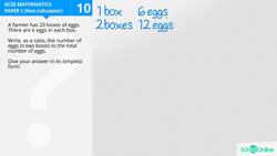 GCSE Secondary Maths Age 13-17 - Ratio, Proportion & Rates of Change: Ratio - Explained Instructional Video