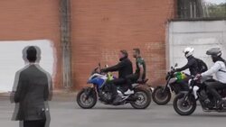 CLEAN : Brazil Bolsonaro leads motorcade as he campaigns for presidential elections News Clip