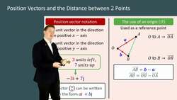 Position Vectors and Distance between Two Points Instructional Video