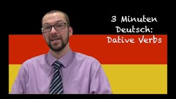 Dative Verbs - 3 Minuten Deutsch #28 - Deutsch lernen Instructional Video