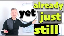 Lesson on ADVERBS of time: yet, already, just and still (Using Present Perfect but not only) Instructional Video