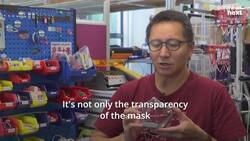 Read my lips: Transparent COVID face masks to ease the communication barrier in Hong Kong News Clip