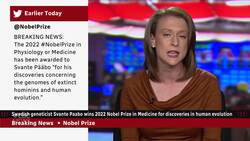 Swedish geneticist wins 2022 Nobel in Physiology or Medicine News Clip