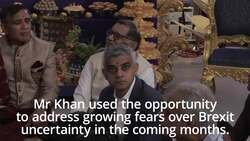 Sadiq Khan uses Diwali to spread Brexit hope News Clip