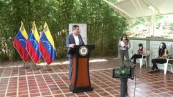 CLEAN : Venezuela's Guaido accuses government of vaccine lies News Clip
