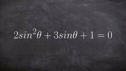 Learn how to write all of the solutions to a trigonometric equation Instructional Video