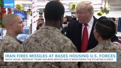 Pentagon: Iran Fires Missiles At Two Iraqi Bases Housing U.S. Forces News Clip
