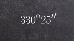 Converting an angle from minutes and seconds to decimals - Math tutorial Instructional Video