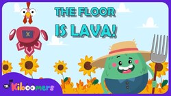 Thanksgiving Floor is Lava - The Kiboomers Preschool Songs - Brain Break Freeze Dance Instructional Video