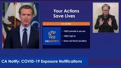California to Launch Contact-Tracing App, Governor Says News Clip