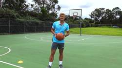 Pair ball-work drills | Basketball skills in PE Instructional Video