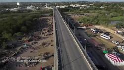 Thousands awaiting asylum at U.S. border in makeshift shelters News Clip