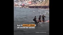 Palestinians scramble for airdropped aid in Gaza News Clip