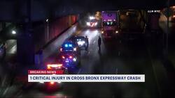 FDNY: 1 person in critical condition in vehicle crash on Cross Bronx Expressway News Clip