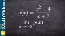 How to use the difference of two squares to evaluate the limit by substitution Instructional Video