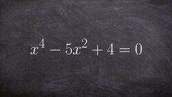 The Easy Way to Factor and Solve a Polynomial to the 4th Power Instructional Video