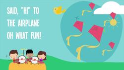 Five Little Kites | Kids Song | Lyrics | Spring | Nursery Rhyme | Numbers and Counting Instructional Video