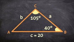 How to use the law of sines to find the missing measurements of a triangle Instructional Video