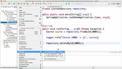 Master Hibernate and JPA with Spring Boot in 100 Steps - Step 06 - Writing a deleteByID Method to Delete an Entity Instructional Video