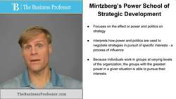 Mintzberg's Power School of Strategic Development Instructional Video