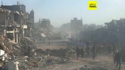 Tens of thousands of Palestinians return to devastated northern Gaza amid ceasefire News Clip