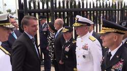 Brazilian president meets US military chiefs News Clip