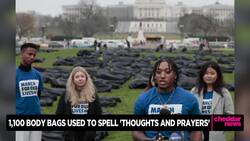 Parkland Shooting Survivors Return to DC With 1000 Bodybags in Tow News Clip