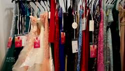 Take a look at this season's colourful grad dresses News Clip