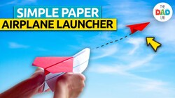 How to Make a Paper Airplane and Launcher Instructional Video