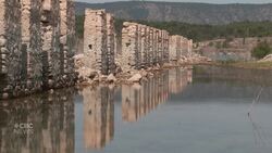 Bath house ruins emerge in Spanish reservoir due to drought News Clip
