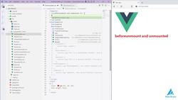 The Complete Vue.js Course for Beginners - beforeUnmount and unmounted Instructional Video