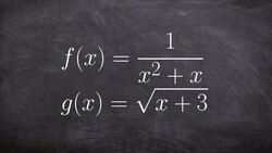 Composing Two Functions then Determining the Domain Instructional Video