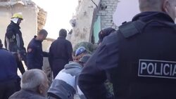 CLEAN : Albania: Rescuers search the rubble after a deadly earthquake News Clip